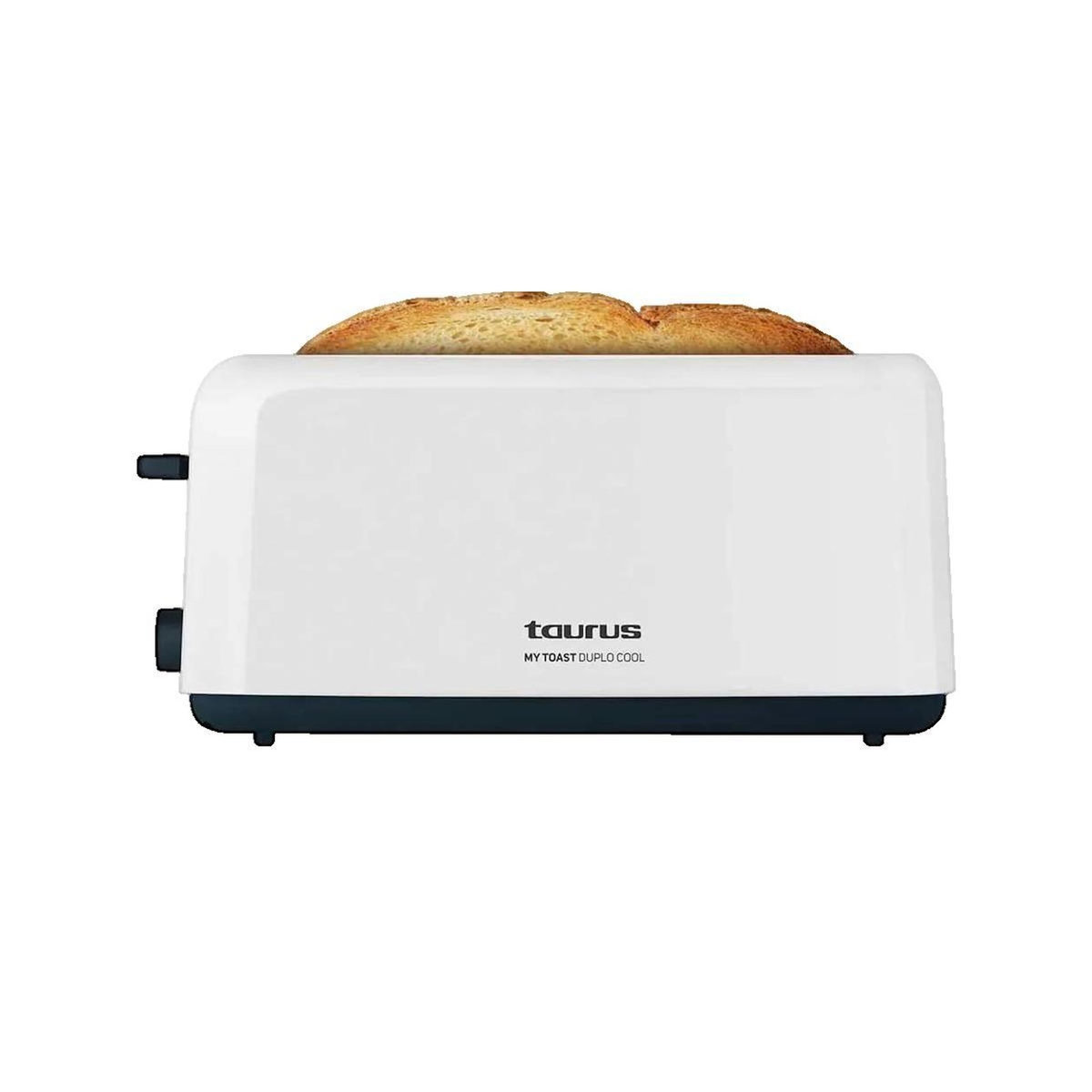 Taurus Grille-pain Taurus MyToast Duplo Cool avec deux fentes extra longues et larges
