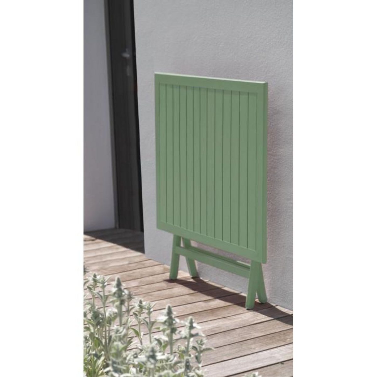 Paris Prix Table de Jardin Pliante  Marius  70cm Vert Lagune