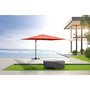 Voir la diapositive 2 : Habitat et Jardin Parasol jardin déporté Alu  Sun 4  - Rectangle- 3 x 4 m - Rouge + Housse de protection
