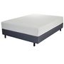 Voir la diapositive 1 : CROWN BEDDING Ensemble Matelas mousse mémoire et  mousse HR + sommier 140x190cm - VISCO 