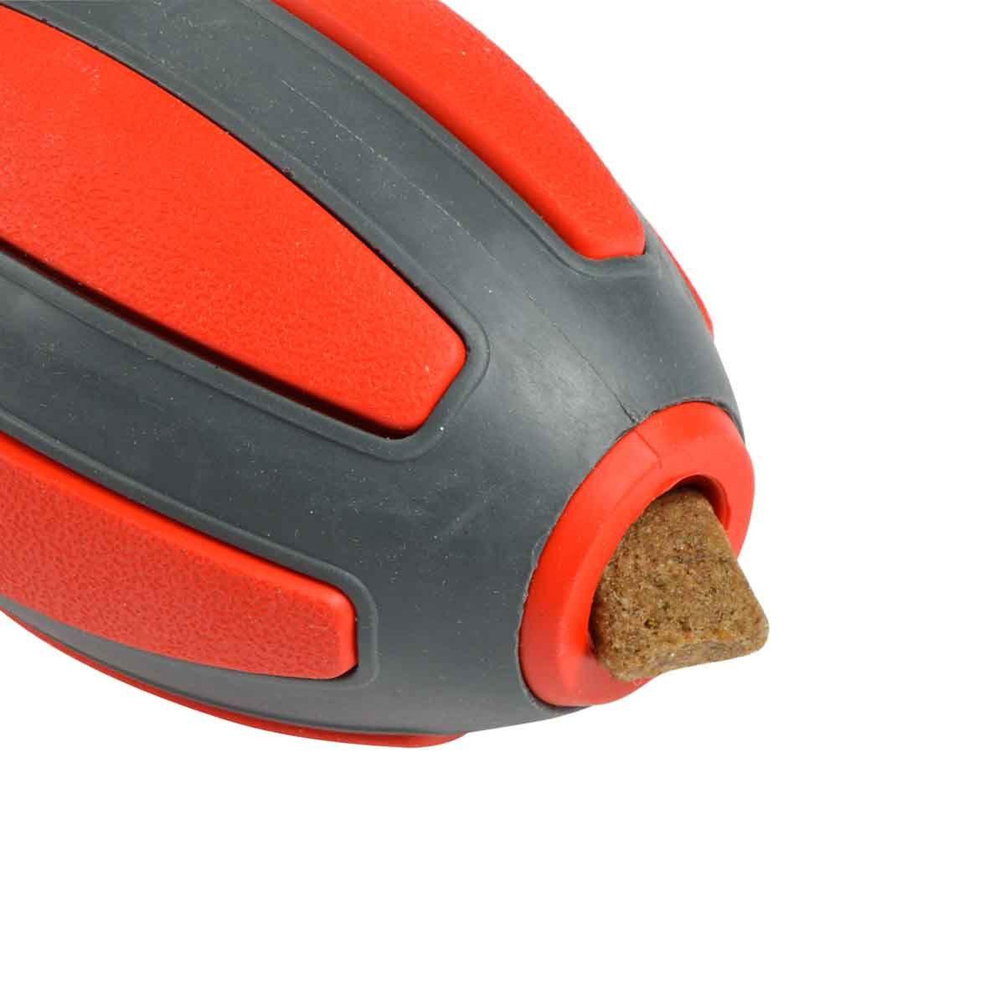 Voir la diapositive 3 : LOVE STORY Jouet pour chien distributeur  ovale  10cm rouge