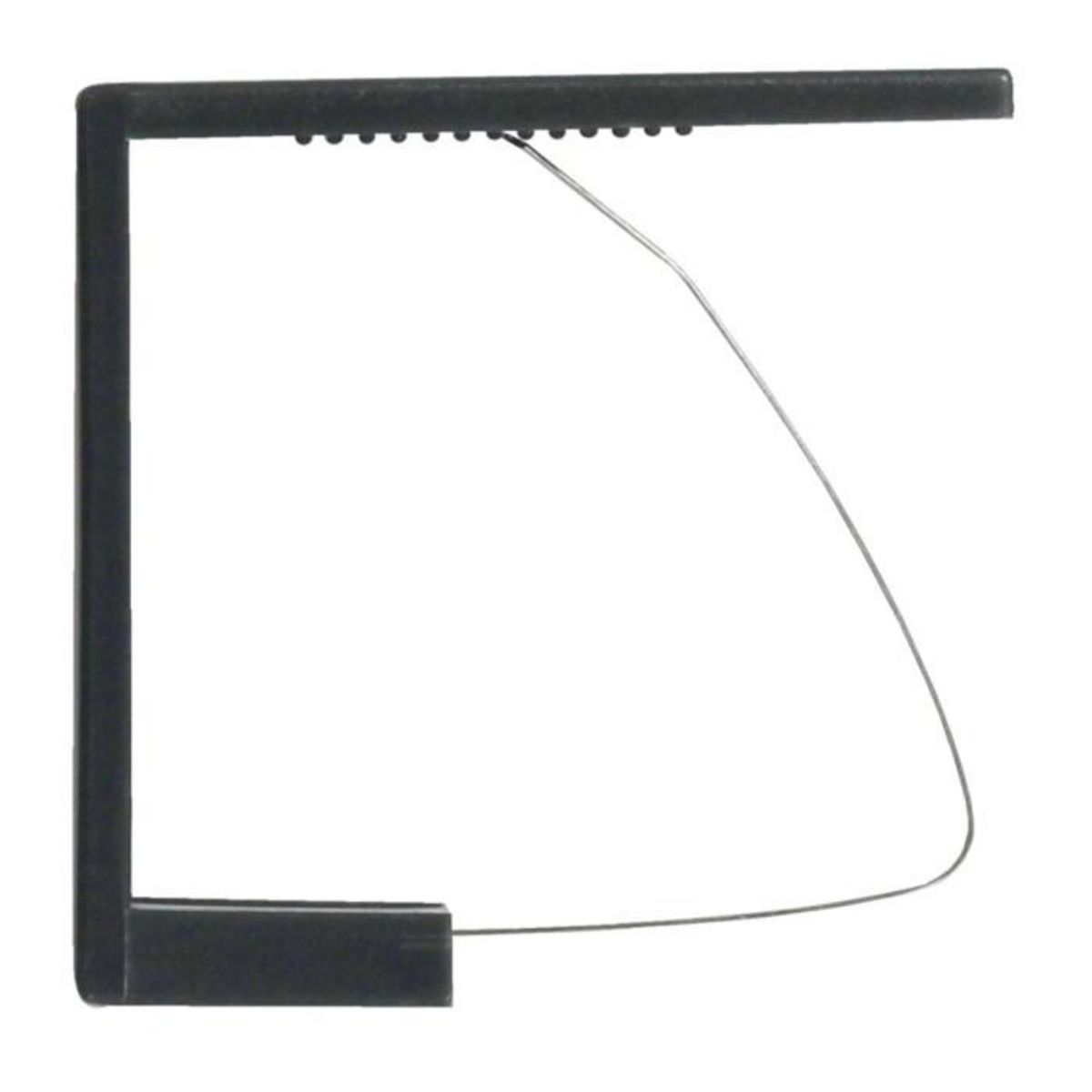 Paris Prix Lot de 4 Pinces Nappe  Thad  4cm Anthracite