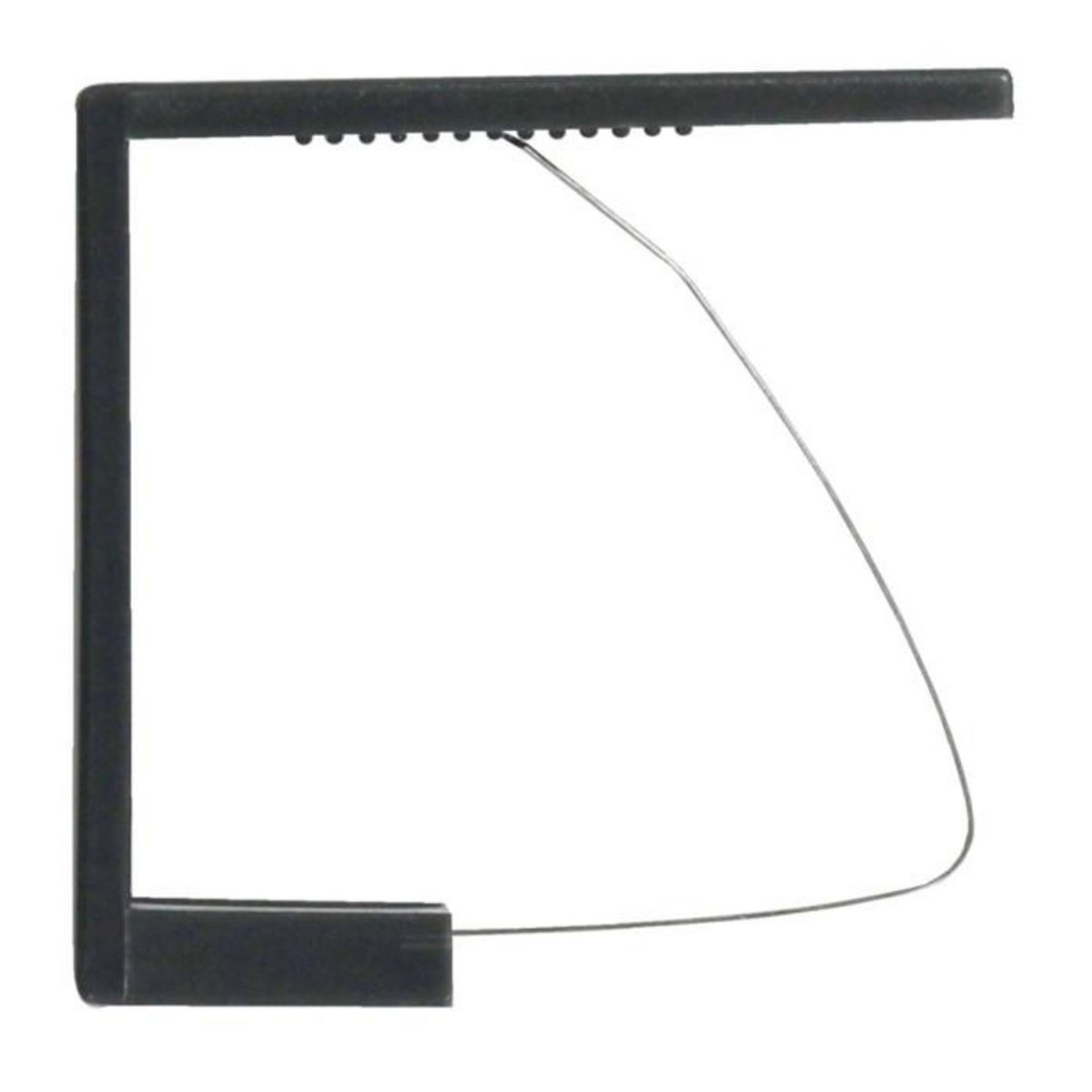 Paris Prix Lot de 4 Pinces Nappe  Thad  4cm Anthracite