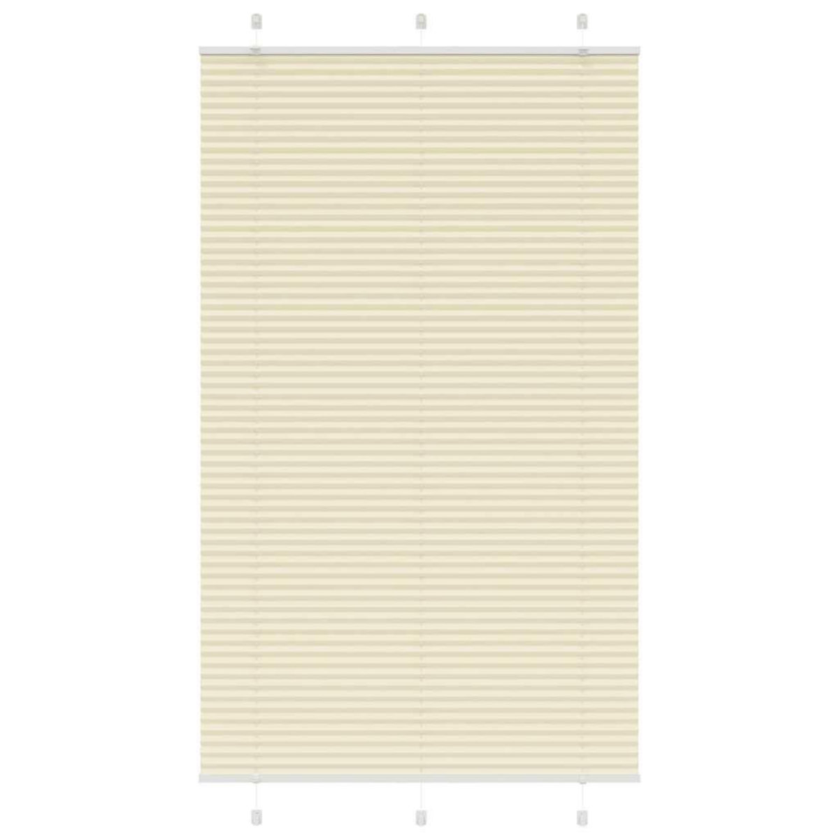 VIDAXL Store plisse creme 115x200cm largeur du tissu 114,4cm polyester