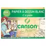 CANSON Pochette papier à dessin blanc 10 feuilles A3 à grain 224g