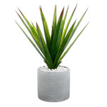ATMOSPHERA Plante Artificielle en Pot  Aloe Vera  47cm Vert