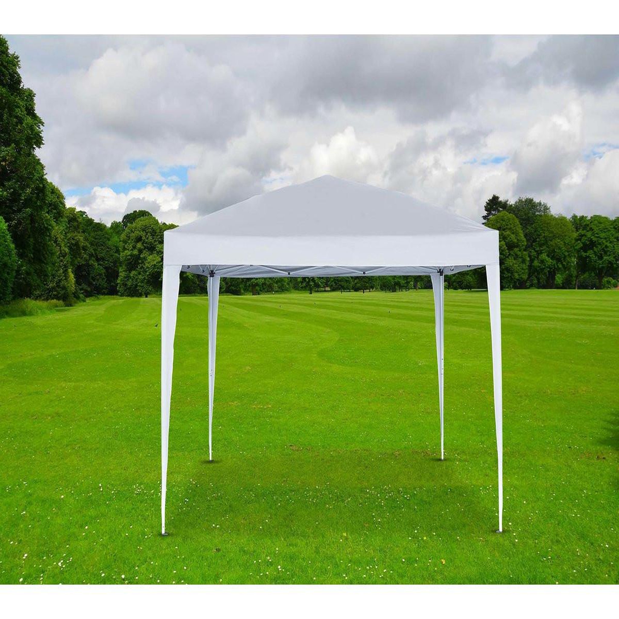 Voir la diapositive 2 : Habitat et Jardin Tonnelle de jardin  natacha 3  - 9 m² - 3 x 3 m - blanc