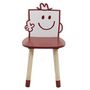 Voir la diapositive 2 : Paris Prix Chaise Enfant  Monsieur Costaud  53cm Rouge