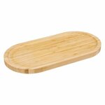 SECRET DE GOURMET Assiette de Présentation  Bambou  30cm Naturel