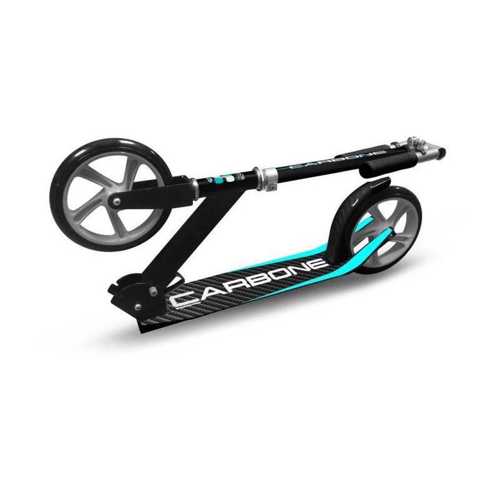 Voir la diapositive 2 : STAMP Trottinette pliable ajustable 200mm avec béquille - SKIDS CONTROL CARBONE - JK525200