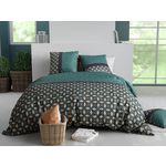 ATELIER DU COTON Parure housse de couette 100% coton 57fils victory. Coloris disponibles : Multicolore
