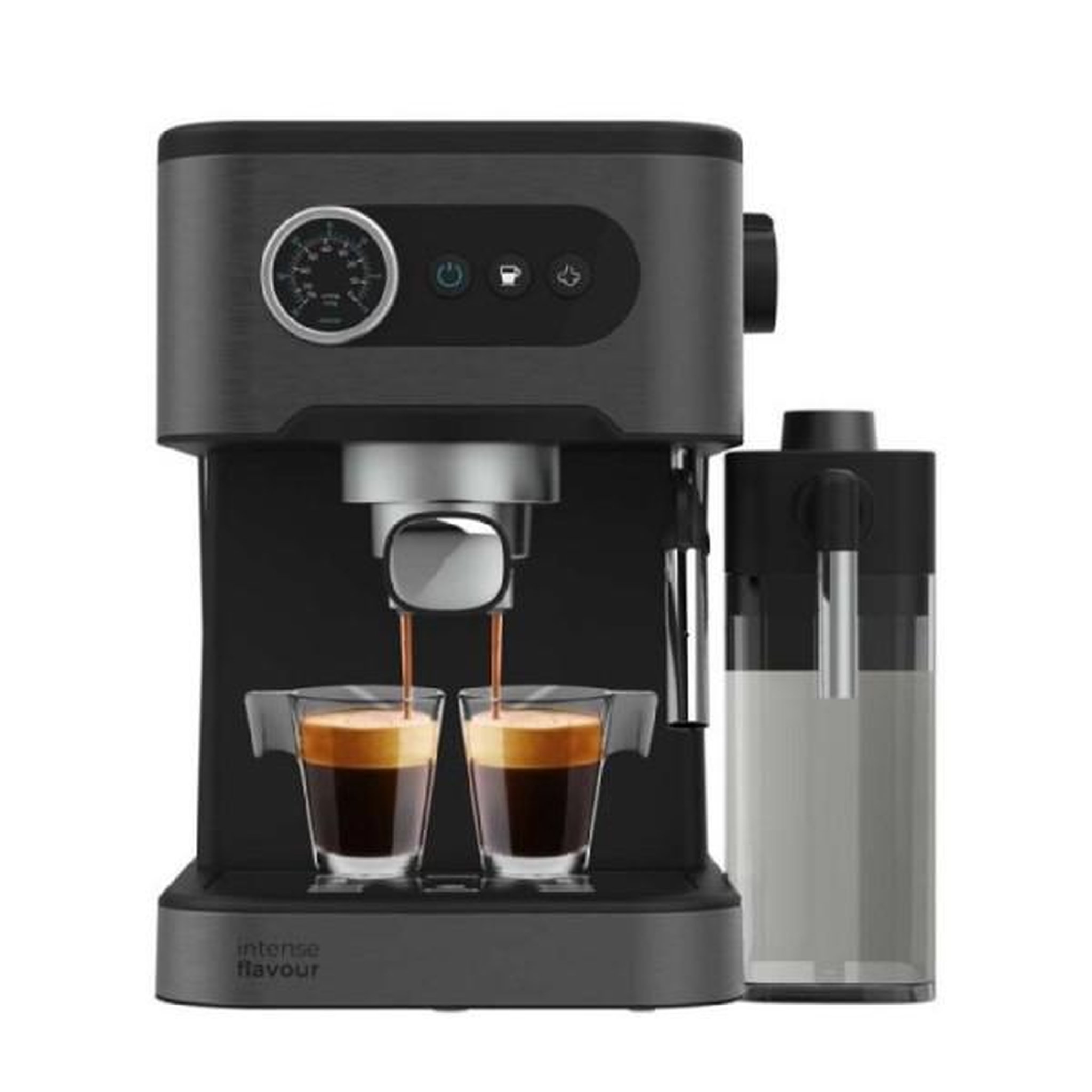 CECOTEC Machine a Cafe  - CECOTEC - Espresso 20 Pro Latte - 1350 W - 20 bars - 1,5 L - Noir