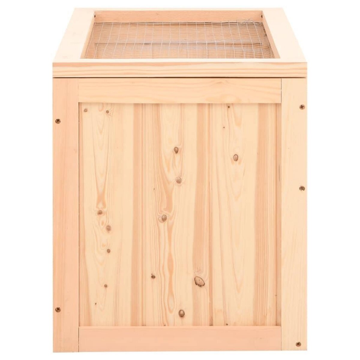 VIDAXL Cage a hamster 60x35,5x42 cm bois massif de sapin