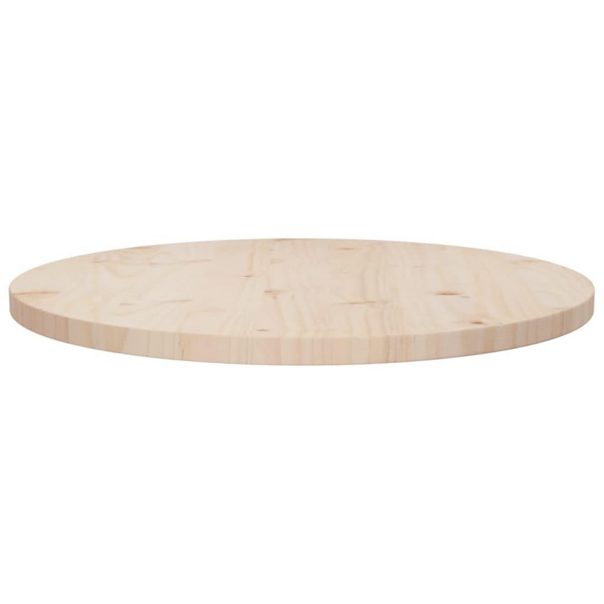 VIDAXL Dessus de table Ø60x2,5 cm Bois de pin massif