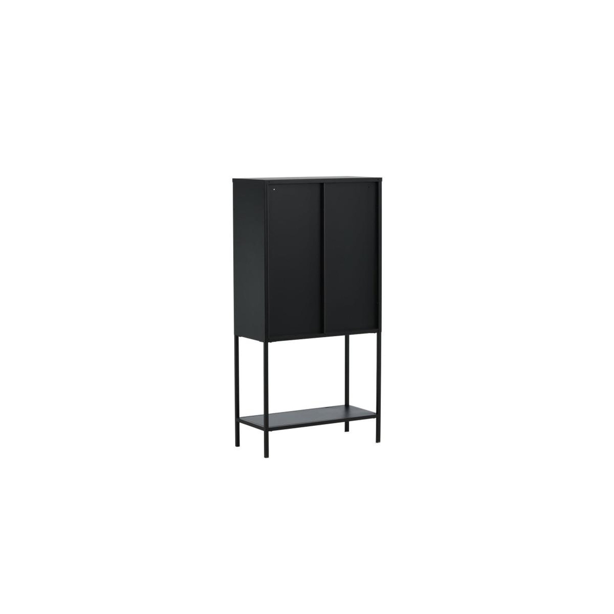 Voir la diapositive 5 : Paris Prix Vitrine 2 portes en verre  misha  150cm noir