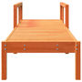 Voir la diapositive 4 : VIDAXL Chaise longue cire marron 199,5x62x55 cm bois massif de pin