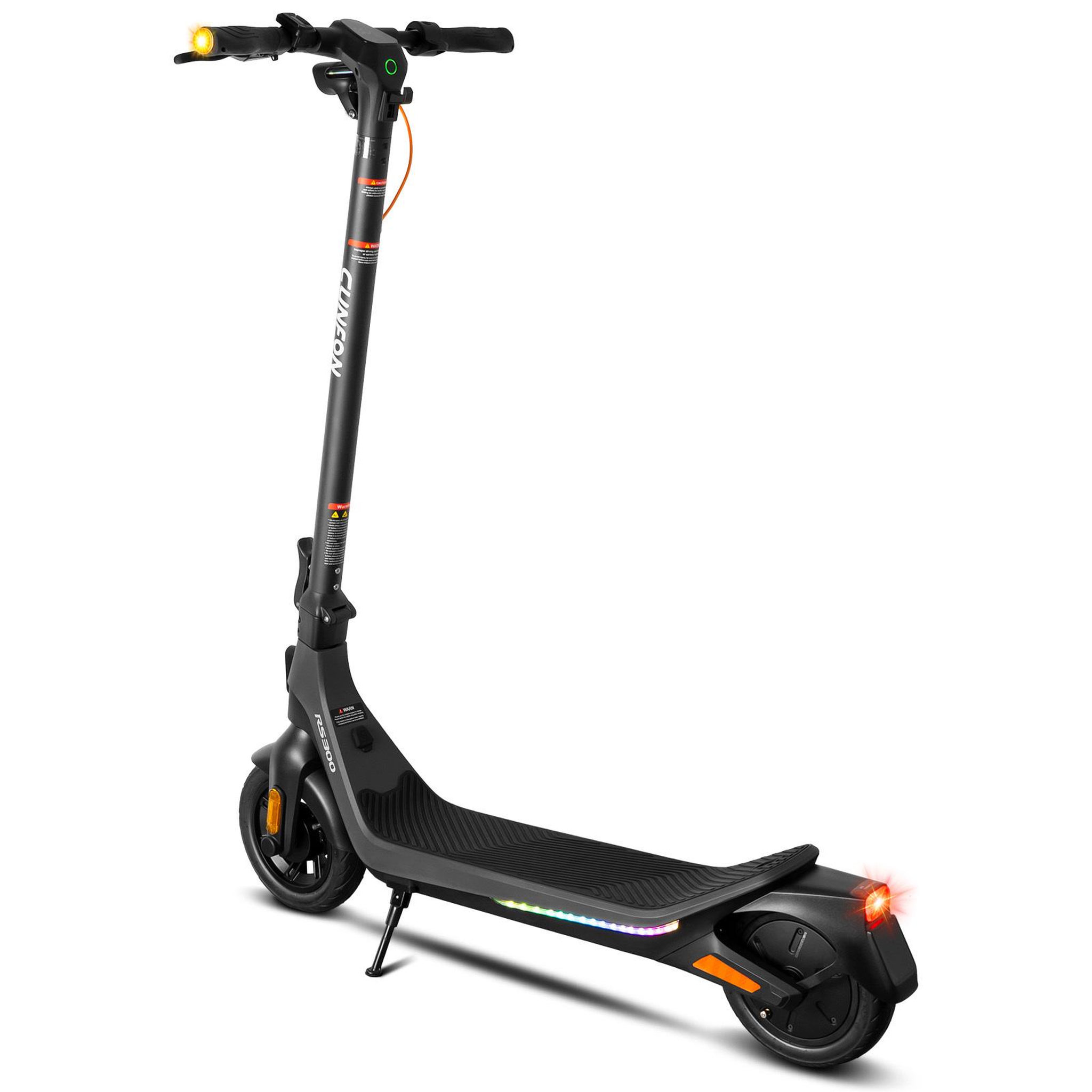 Voir la diapositive 5 : CUNFON Trottinette électrique cunfon rs300, légère, 10 pouces, noire