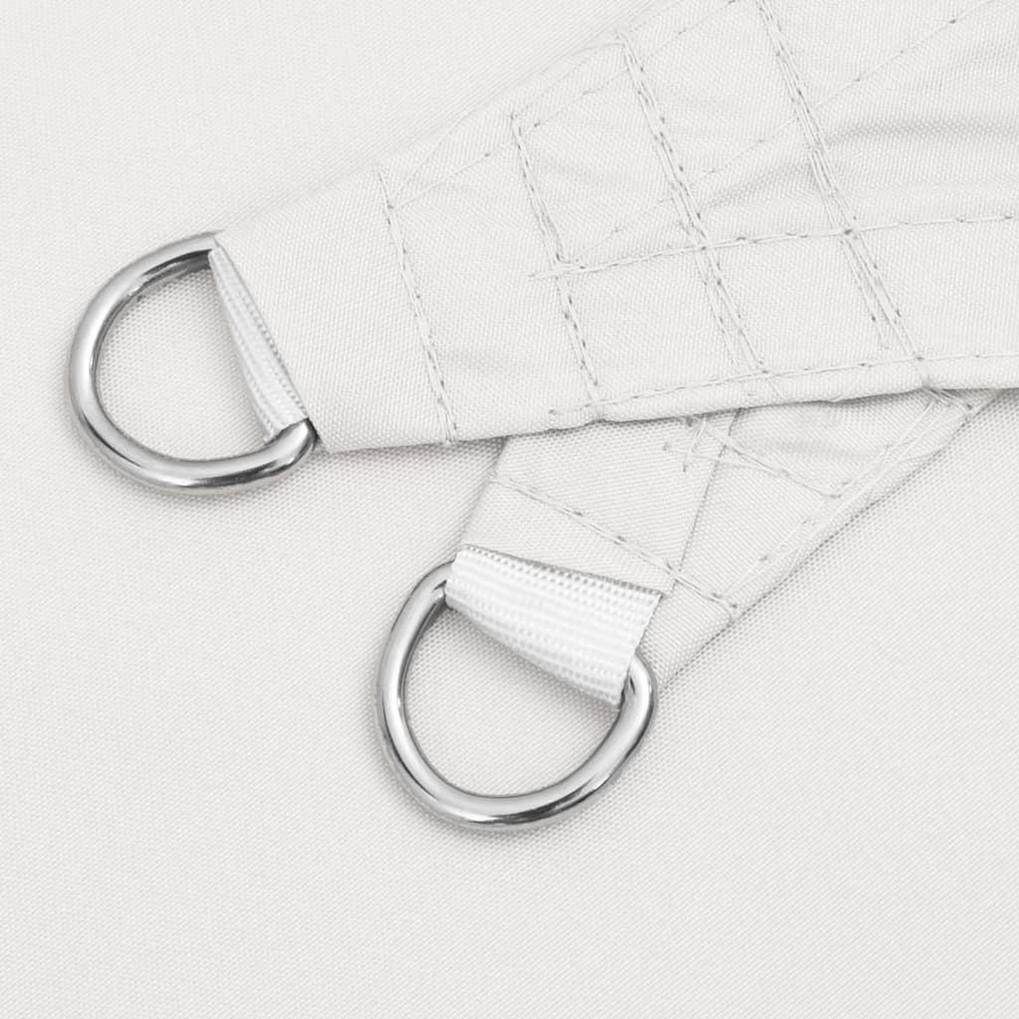 Voir la diapositive 5 : VIDAXL Voile de parasol tissu oxford triangulaire 6x6x6 m blanc