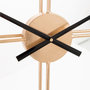 Voir la diapositive 2 : Paris Prix Horloge Murale Design en Métal  Small  82cm Or