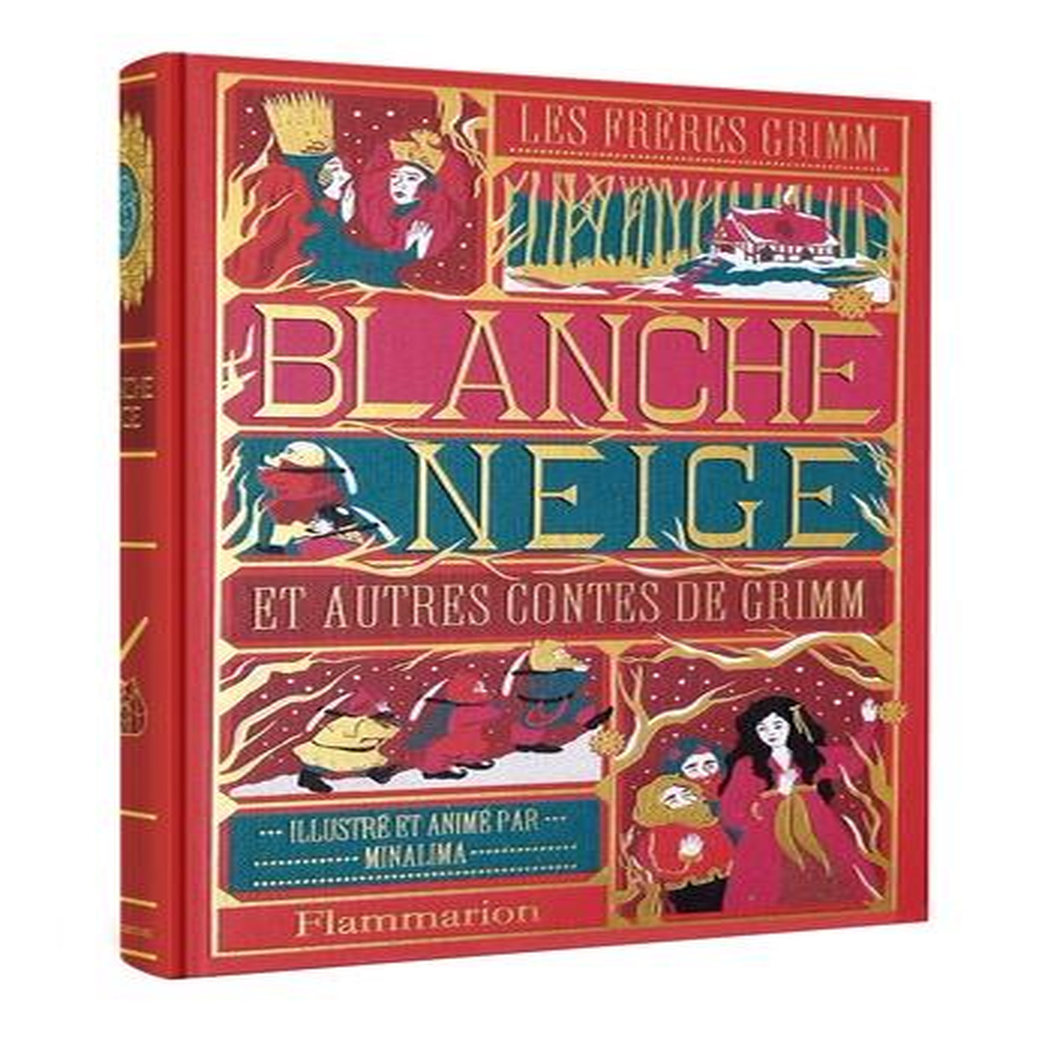 BLANCHE-NEIGE ET AUTRES CONTES DE GRIMM. ILLUSTRE ET ANIME PAR MINALIMA, Grimm Jakob et Wilhelm
