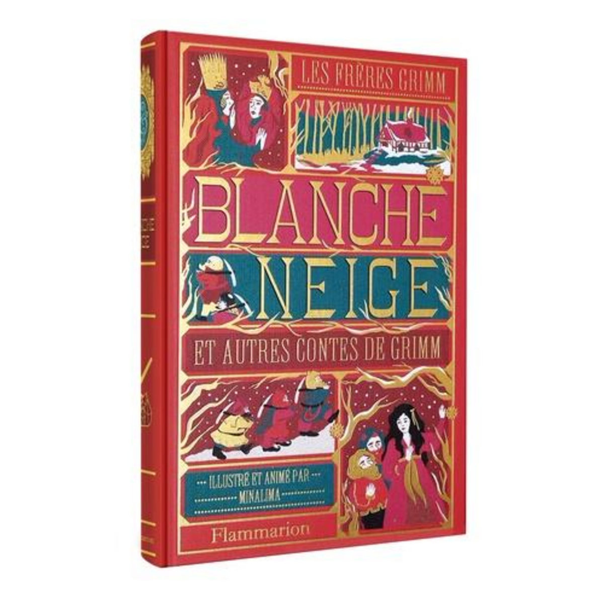 BLANCHE-NEIGE ET AUTRES CONTES DE GRIMM. ILLUSTRE ET ANIME PAR MINALIMA, Grimm Jakob et Wilhelm