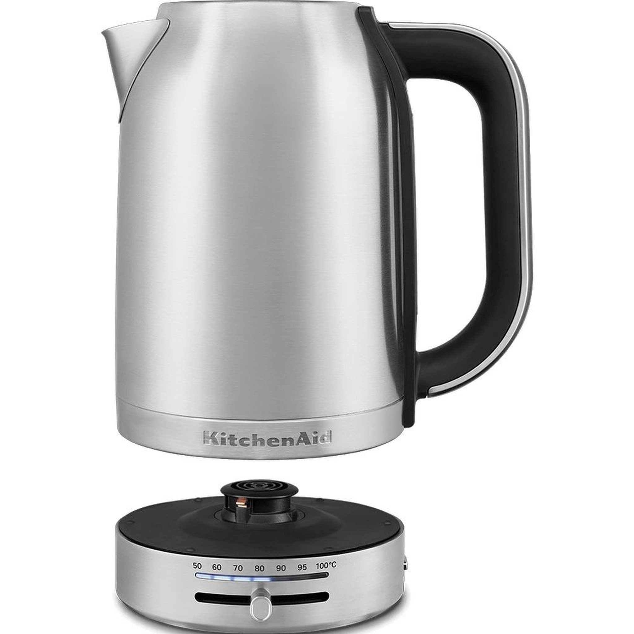 Voir la diapositive 2 : KitchenAid Bouilloire sans fil 1.7l  2400w acier - 5KEK1701ESX