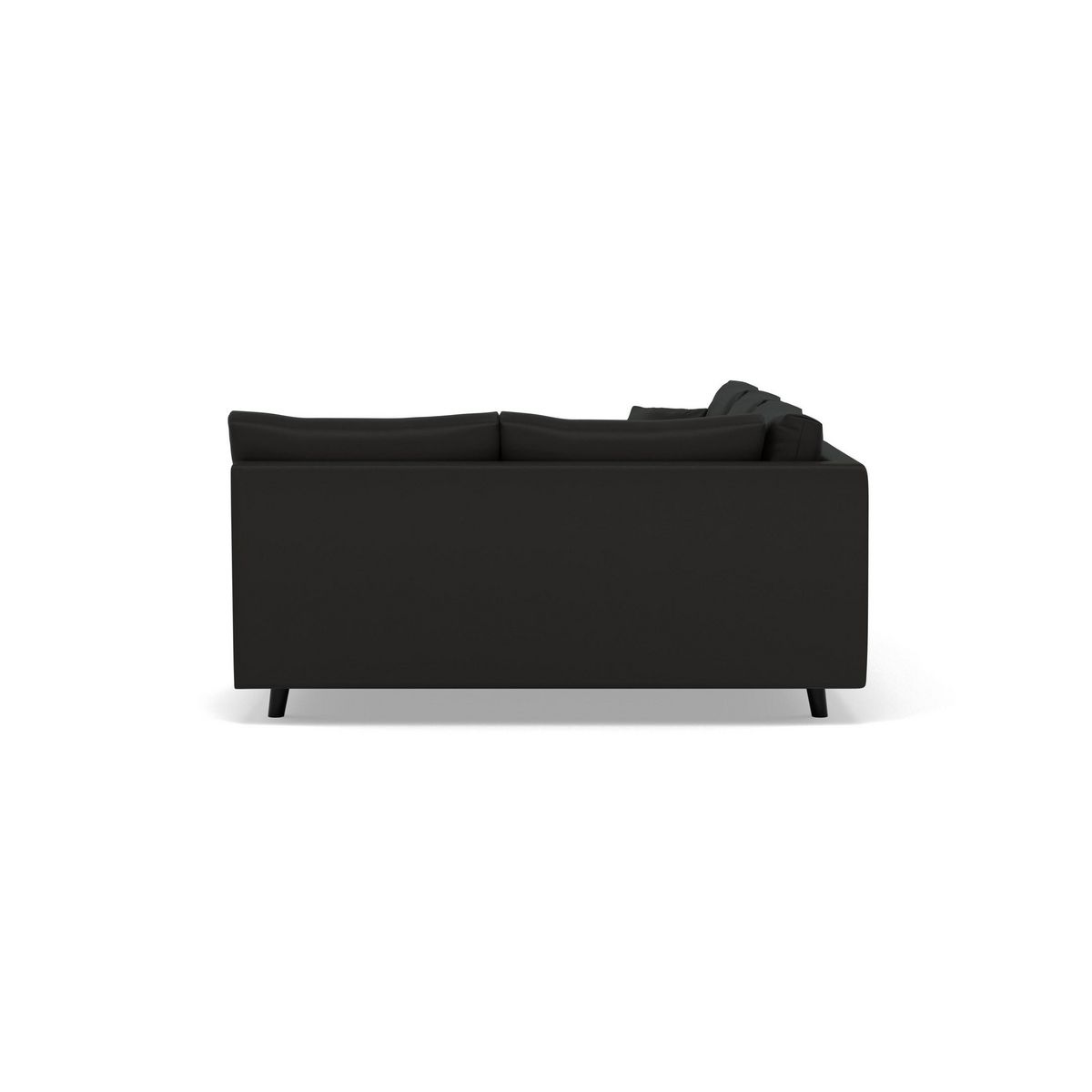 LISA DESIGN Rune - canapé d'angle droit 4 places en simili