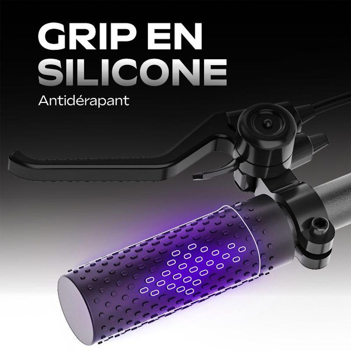 EZWAY Trottinette électrique 85 - 25 km/h, 20 km d'autonomie, batterie 21,6V 7,8Ah, frein à disque, suspensions confort