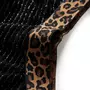 VIDAXL Jupe pour enfants avec ceinture leopard noir 92