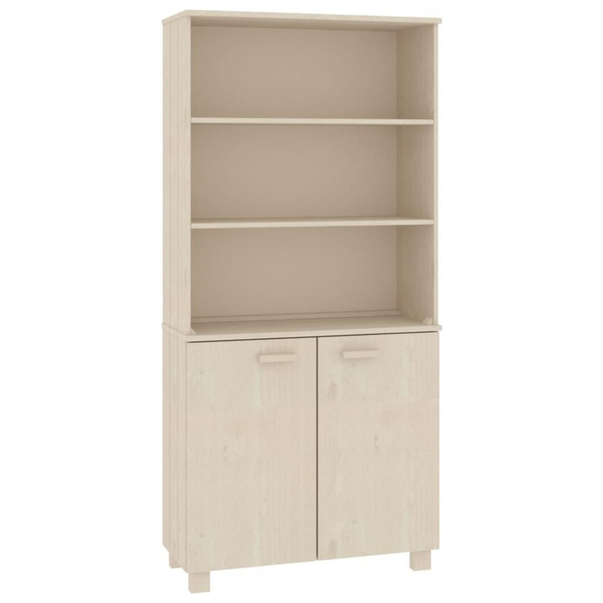 VIDAXL Buffet HAMAR Bois massif de pin Marron miel