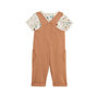 Voir la diapositive 2 : Petit Béguin Ensemble salopette bébé esprit lin et t-shirt Kansas City