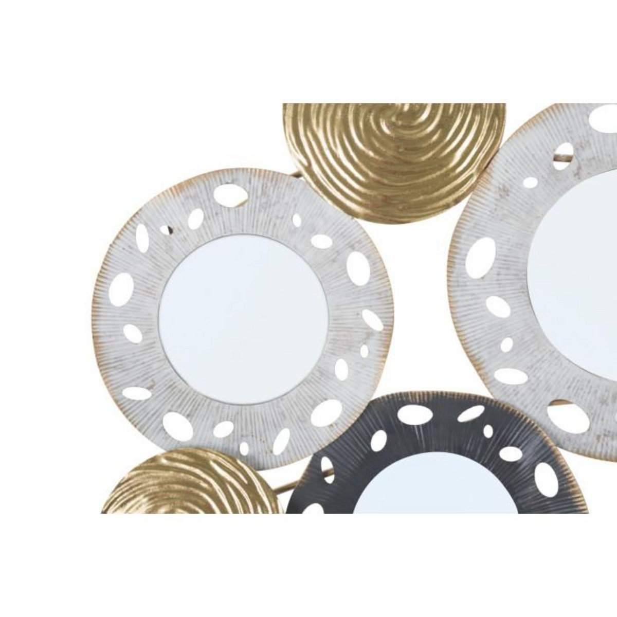 Paris Prix Décoration Murale 4 Miroirs  Gloty  91cm Multicolore