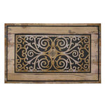 Paris Prix Tapis Relief Imprimé  Castel  45x75cm Naturel