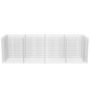 Voir la diapositive 4 : VIDAXL Lit sureleve a gabion Acier 360x90x100 cm