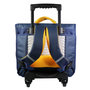 Voir la diapositive 4 : Bagtrotter BAGTROTTER Cartable à roulettes 38 cm Phileas Bleu Dinosaure