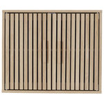 The Home Deco Factory Armoire murale 2 portes Saulk en bois - Marron