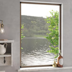 VIDAXL Moustiquaire pour fenetres Marron 90x120 cm