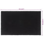 Voir la diapositive 6 : VIDAXL Tapis de porte noir 90x150 cm fibre de coco touffete