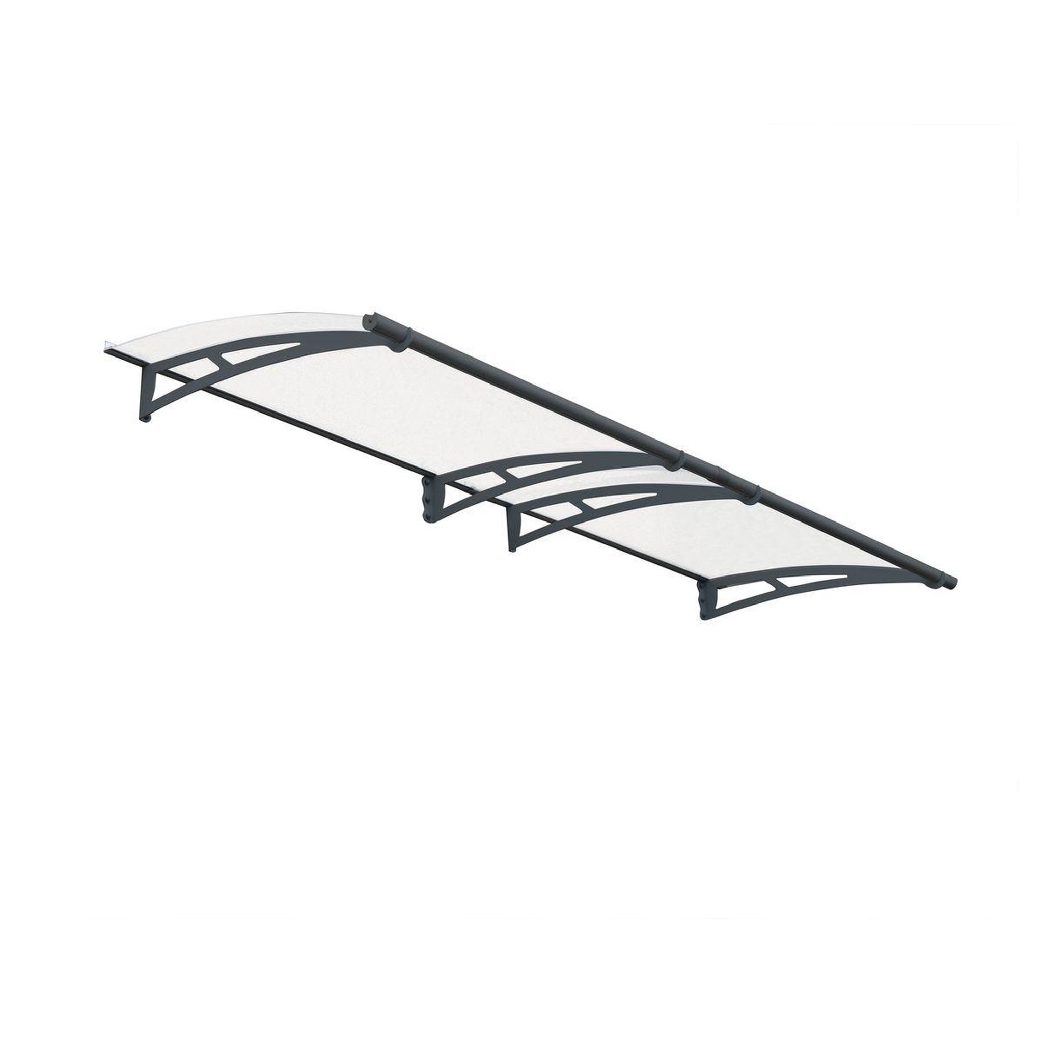 Voir la diapositive 2 : Canopia by PALRAM Marquise - Anthracite - 91-5x302cm - AQUILA 3000