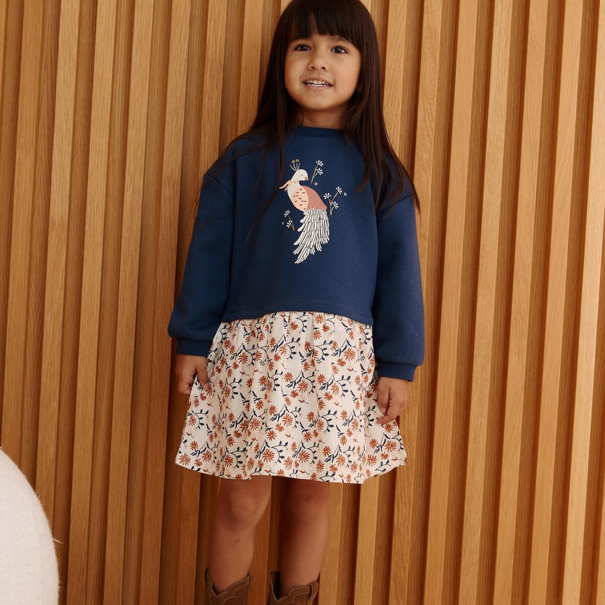 Voir la diapositive 4 : PETIT BEGUIN Robe bébé ollie - fille