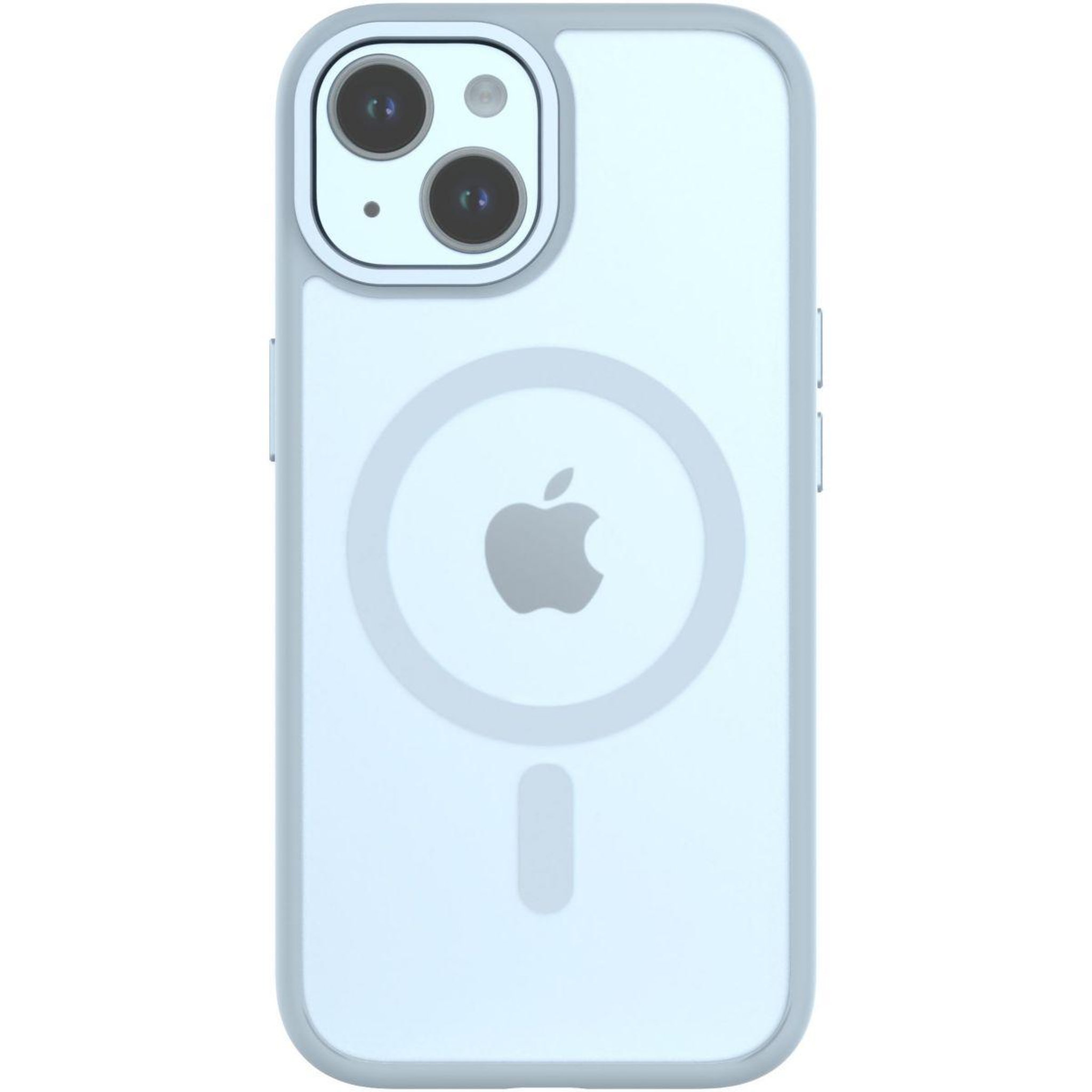 Voir la diapositive 4 : Qdos Coque bumper Iphone 15 Hybrid soft SNAP MagSafe blleu