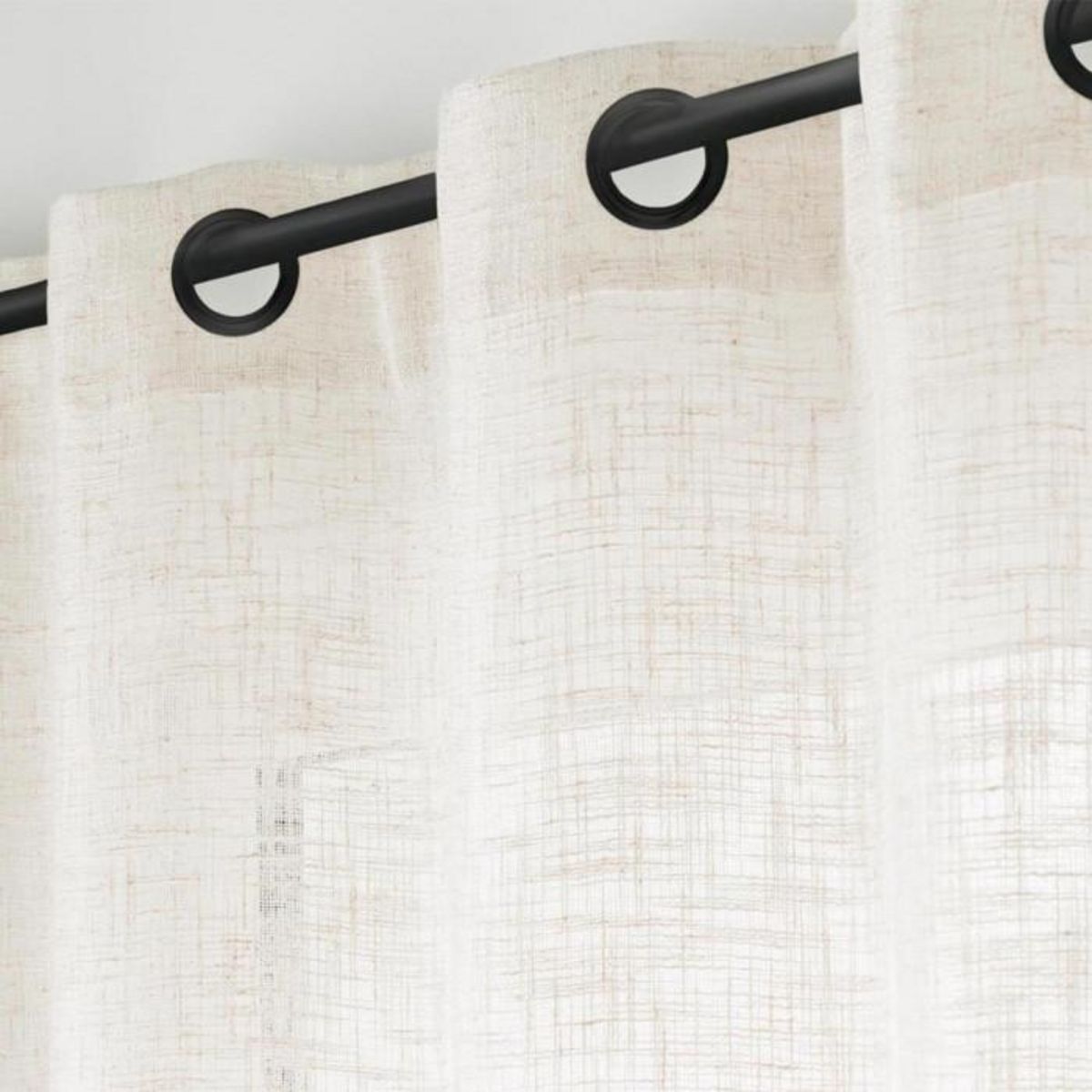 Paris Prix Rideau à Œillets Effet Lin Tissé  Igor  140x260cm Naturel