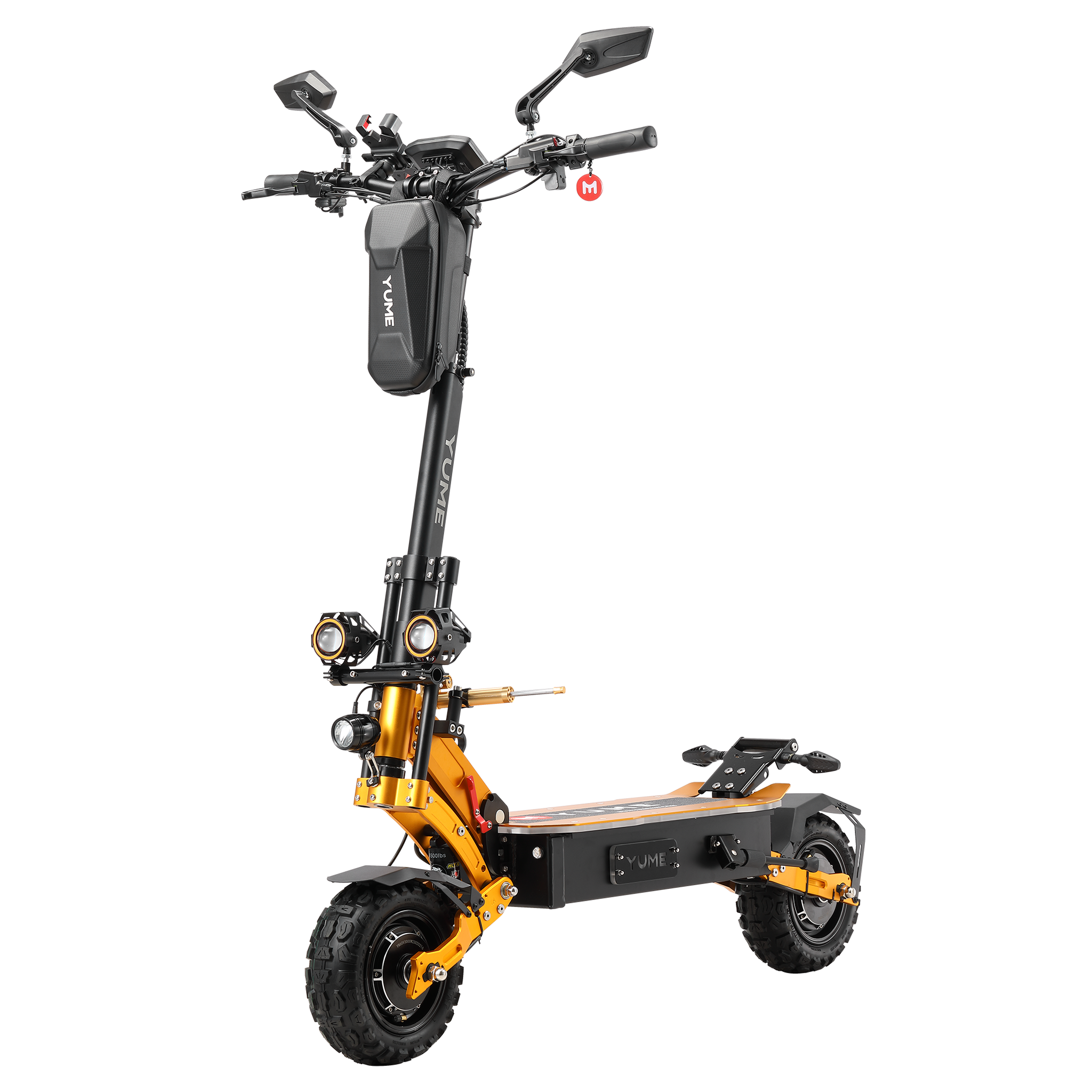 Voir la diapositive 4 : YUME Trottinette électrique yume x11+, batterie samsung 60 v 30 ah, pliable, orange