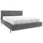 Voir la diapositive 4 : LISA DESIGN Flavio - lit coffre - 160x200 cm - sommier inclus - en velours