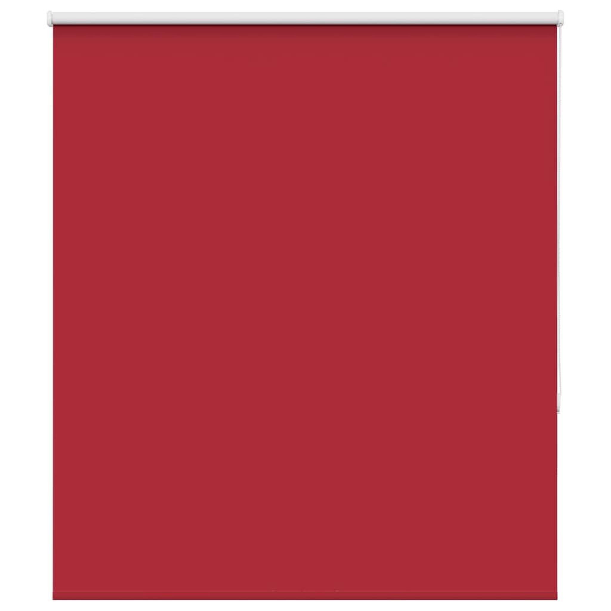 Voir la diapositive 2 : VIDAXL Store enrouleur occultant rouge largeur du tissu 121,6 cm