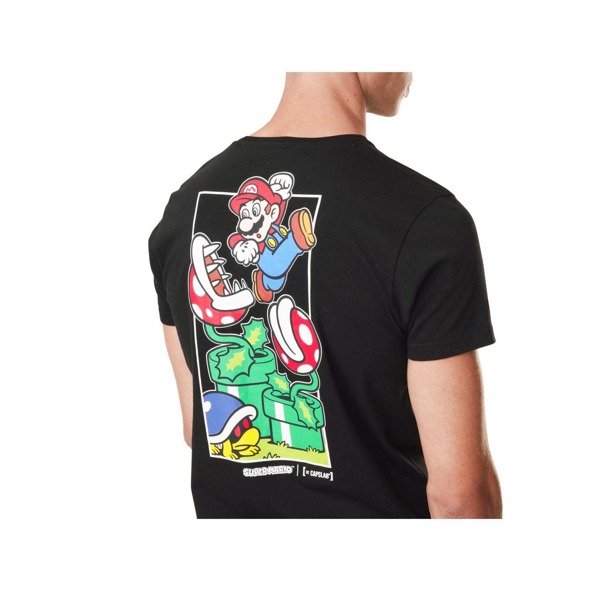 Voir la diapositive 2 : CAPSLAB T-shirt homme super mario