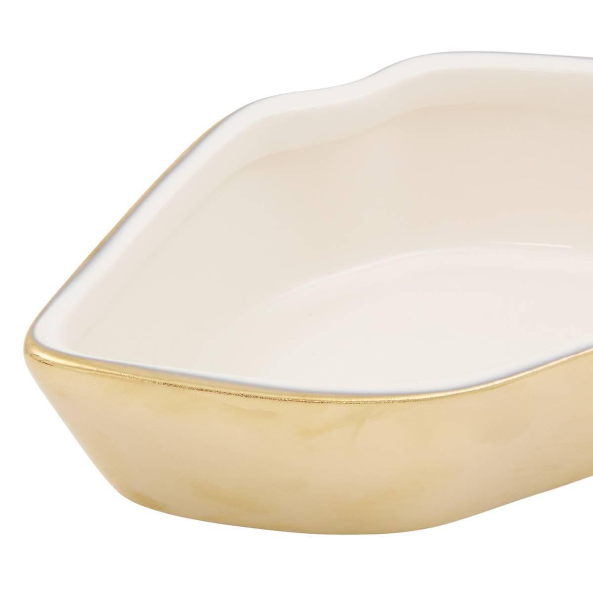 Voir la diapositive 3 : ATMOSPHERA Boîte Déco Lèvres  Crush  20cm Or