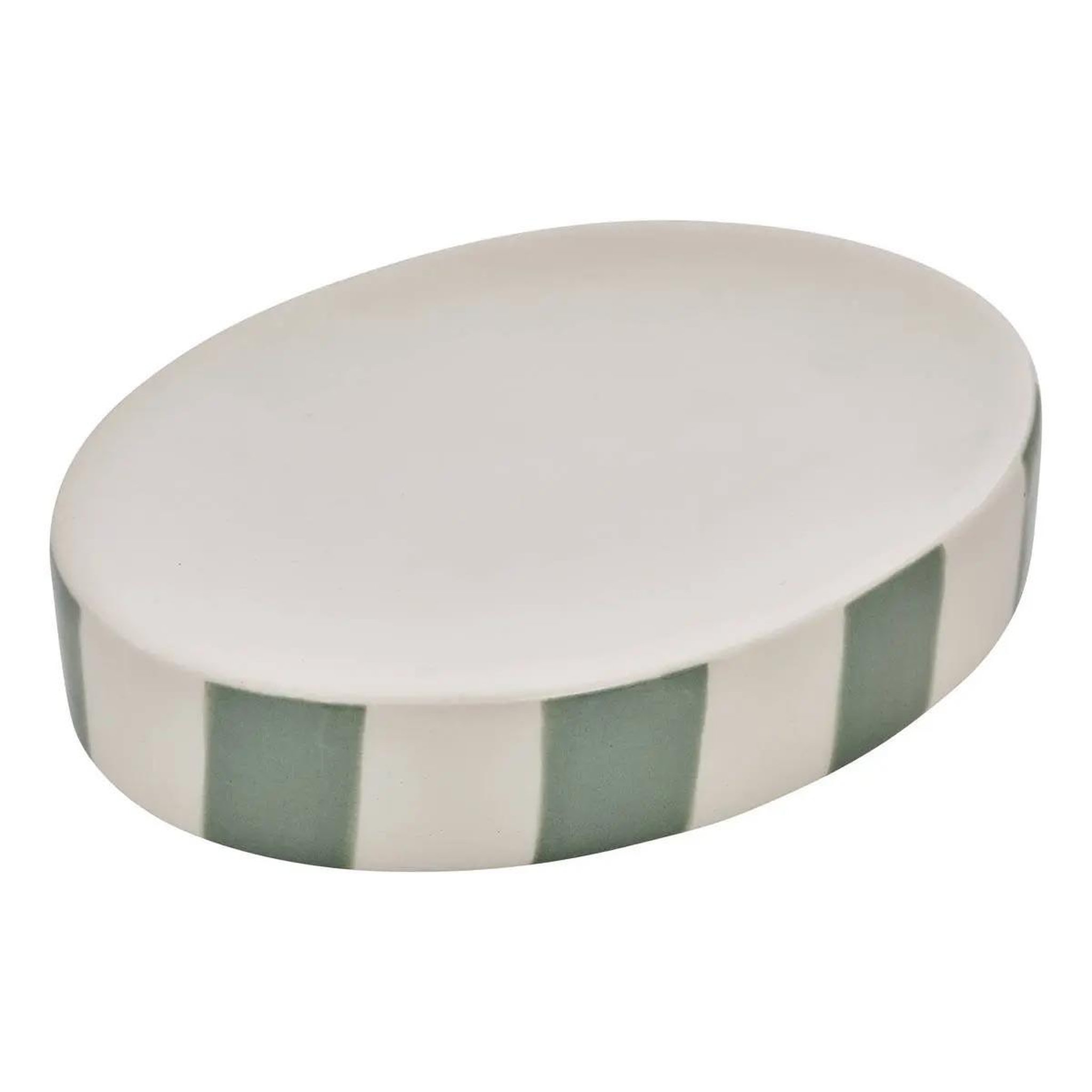 FIVE Porte-savon en céramique  strio  13cm vert céladon