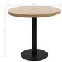 Voir la diapositive 6 : VIDAXL Table de bistro Marron clair 80 cm MDF