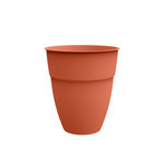 Eda Pot de fleur rond Osaka Ø 50 x H.42,9 cm Orange terre battue - Eda